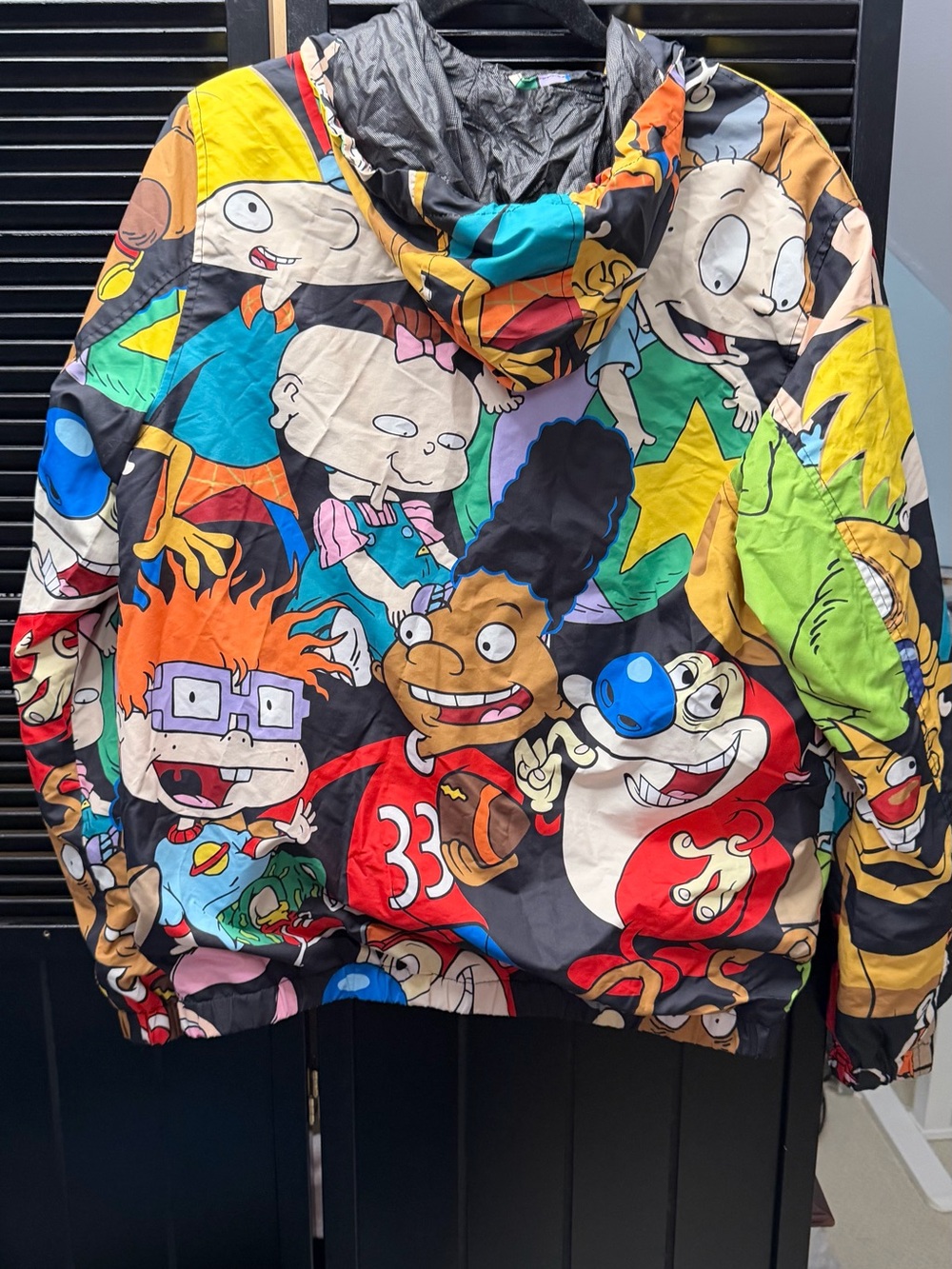 Members Only Multicolor Rugrats Cartoon Character Jacket - Picture 3 of 3